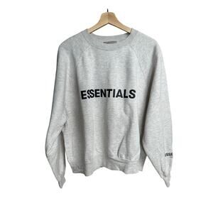 Fear of God Essentials Crewneck Heather Gray Crewneck - Size XS - MINT